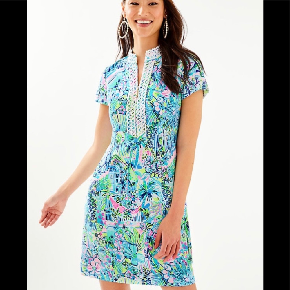 Adrena Stretch Shift Dress